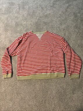 NWT free people / We The Free Classic Striped Oversized Crewneck